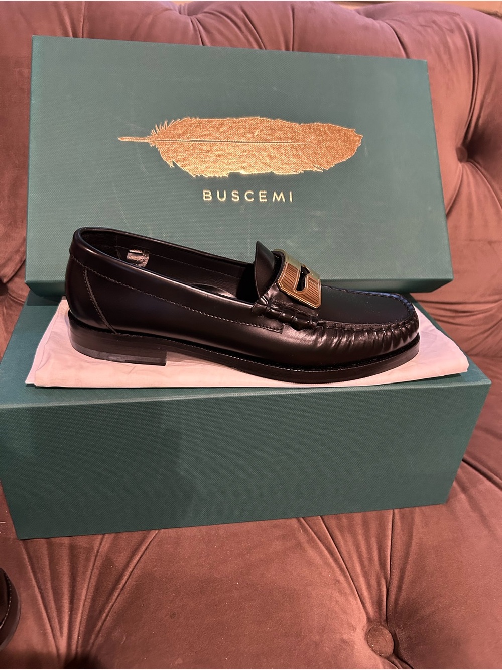 Buscemi Town Loafer (38 Black) Used